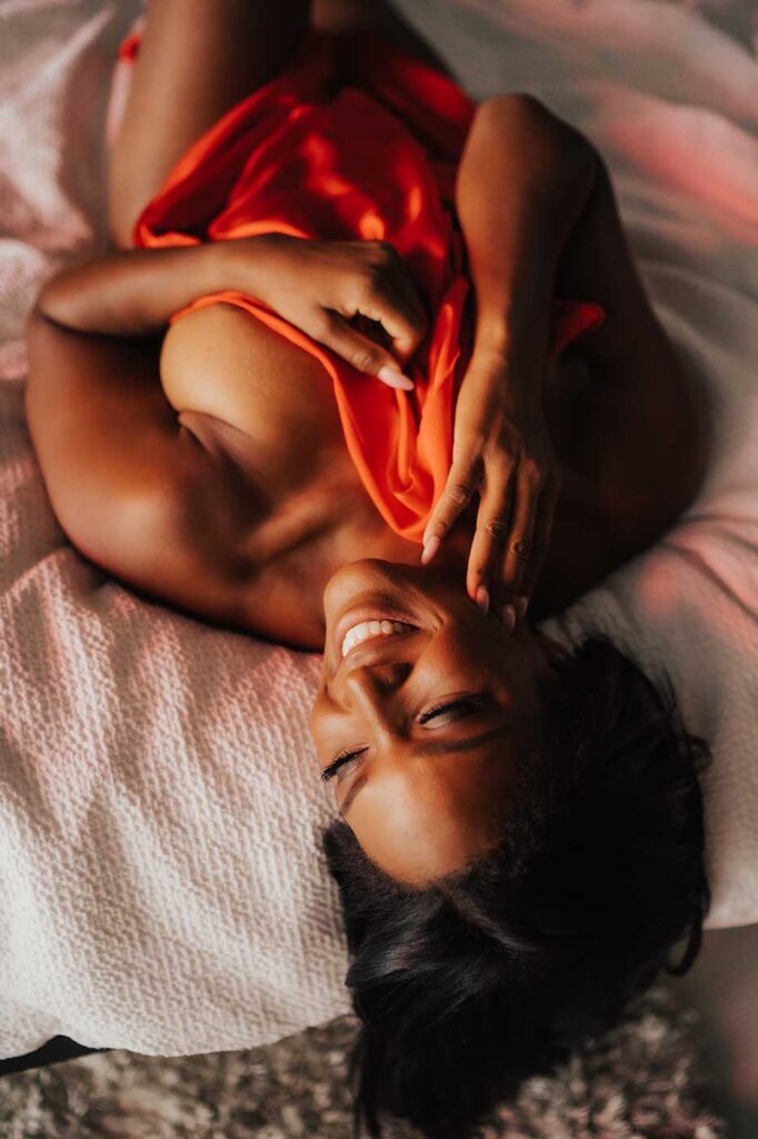 Black boudoir photos - Pompy Portraits Jacksonville, Florida