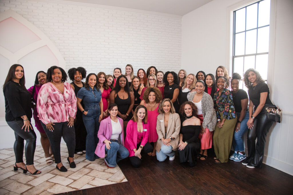 Jacksonville Galentine's Day 2025 group photo of women