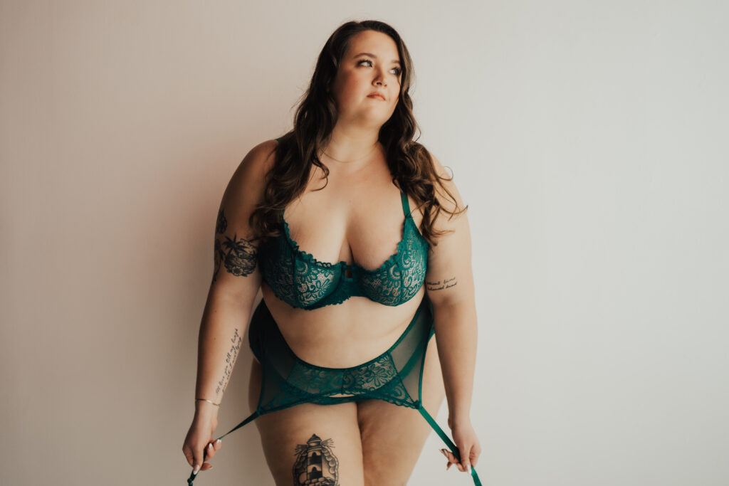 woman showing where to shop for lingerie in jacksonville